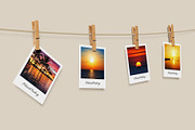 Polaroid Photo Mockup, a Print Template by Difa Design (Thumbnail 2 of 9)