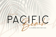 Pacific Beach Font Duo, a Script Font by Salt & Pepper Designs (Thumbnail 1 of 9)