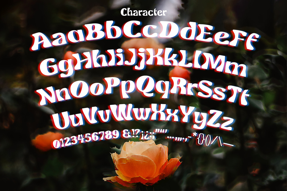 Lastone - Psychedelic Font, a Sans Serif Font by Drizy (Photo 8 of 10)