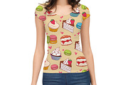 Cupcake Seamless Pattern, a Pattern Graphic by Digital Studio (Thumbnail 5 of 12)