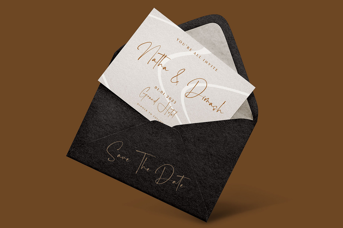 Haramosh - Elegant Signature Font, a Script Font by RantautypeStudio (Photo 6 of 16)