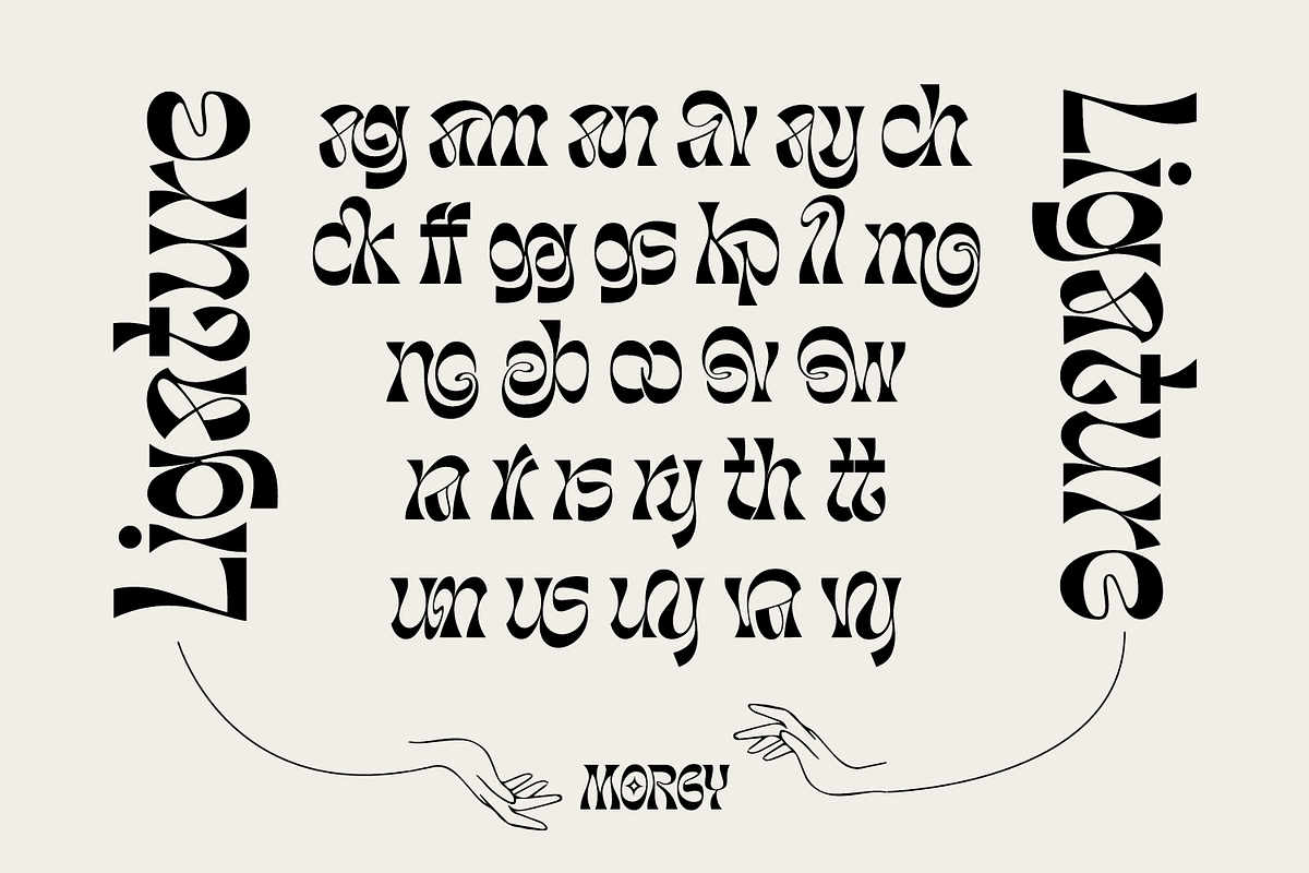 Morgy Display font, a Sans Serif Font by creativemedialab (Photo 8 of 11)