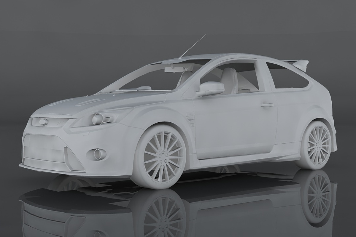 2009 Ford Focus RS, a Cars & Vehicle 3D Model by valtriiu (Photo 12 of 12)