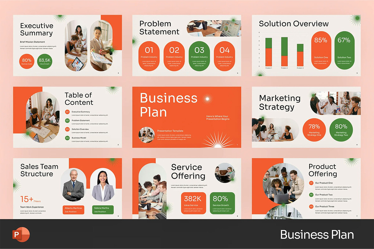 Business Plan Powerpoint Templates, a Presentation Template by Fit-tee (Photo 1 of 4)