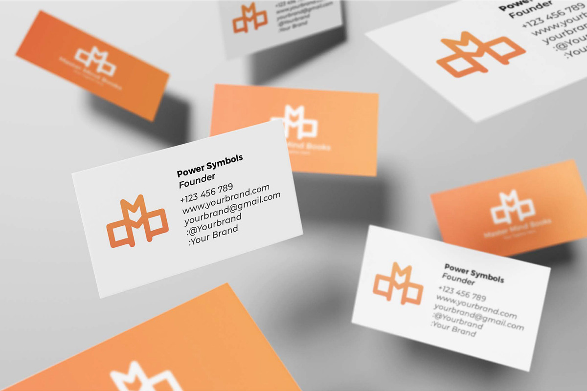 Master Mind Books Logo, a Branding & Logo Template by Power Symbols (Photo 3 of 3)