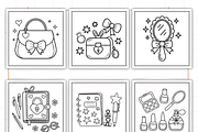 Cozy Girly Coloring Pages, a Decorative Illustration by Ink Gallery (Thumbnail 8 of 9)
