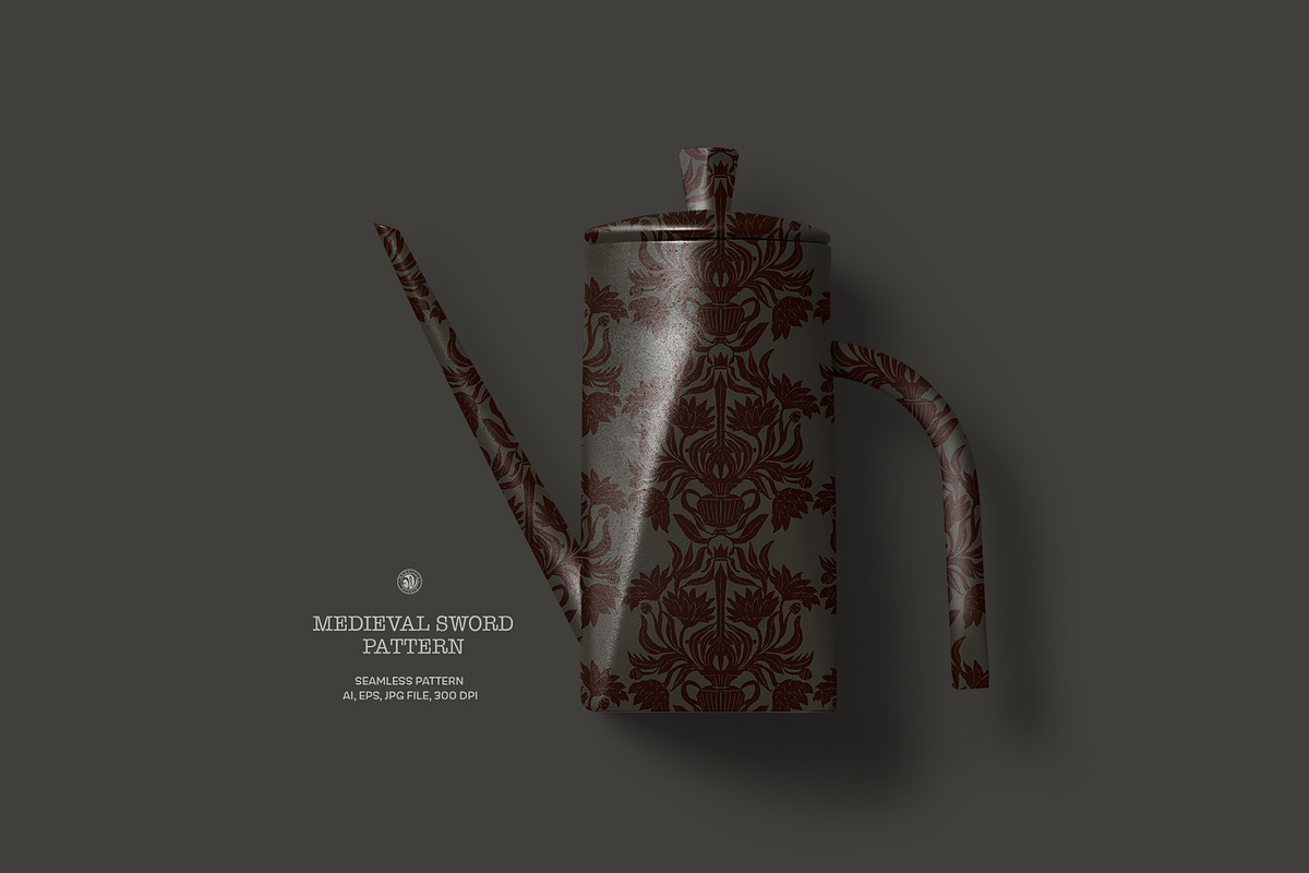 Medieval Sword Wallpaper, a Wallpaper Graphic by Bloomart Studio (Photo 6 of 6)