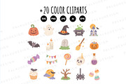 Halloween Clipart Bundle, a Seasonal Illustration by Palau (Thumbnail 7 of 9)