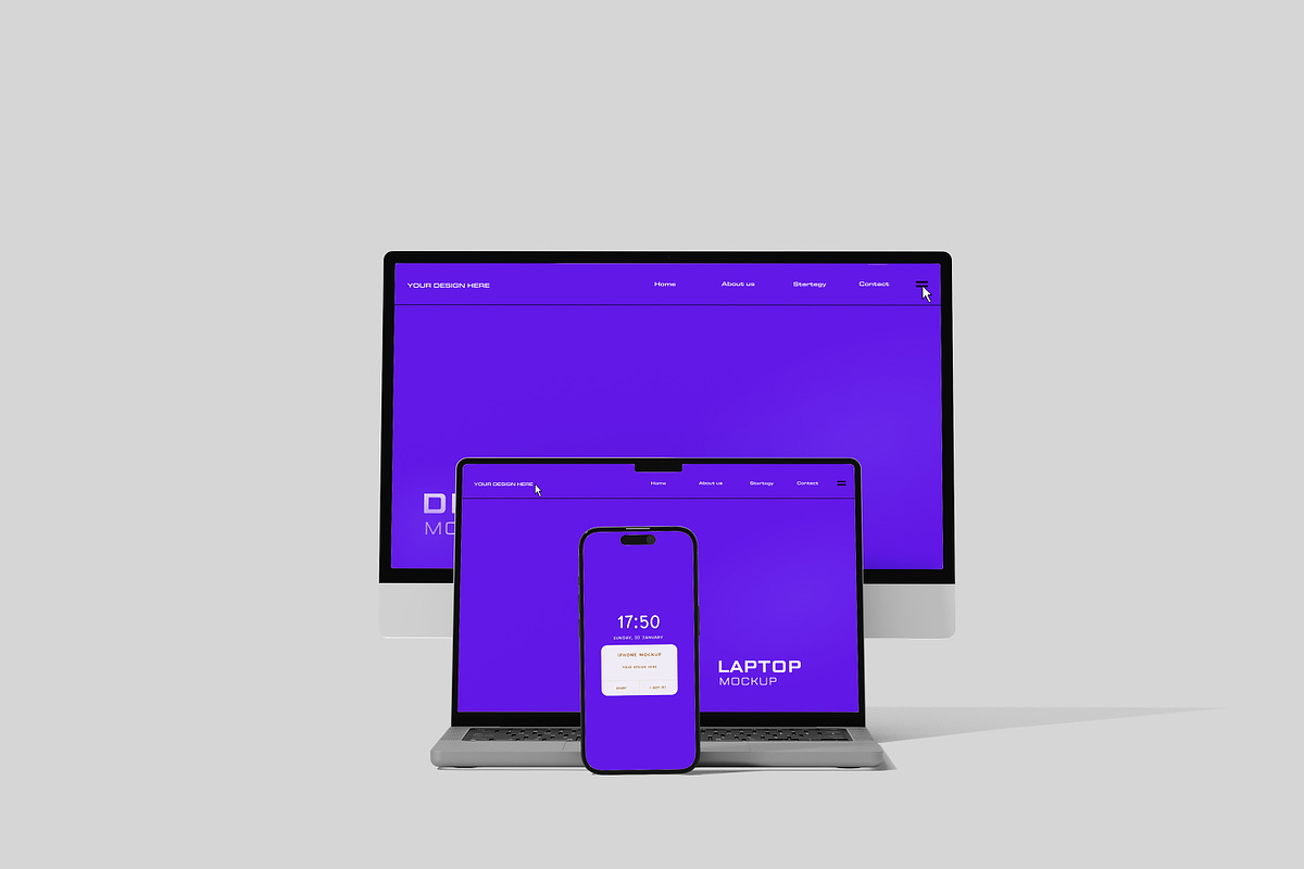 Multi Device Mockup, a Wearable Device Mockup by safrizalstudio (Photo 2 of 4)