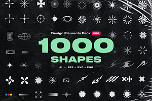 1000 Shapes & Elements Bundle