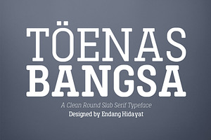 Toenas Bangsa Font Family