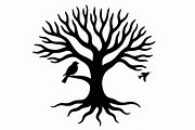 Nature Organic Tree Root Graphic, an Illustration by Designs_River (Thumbnail 6 of 13)