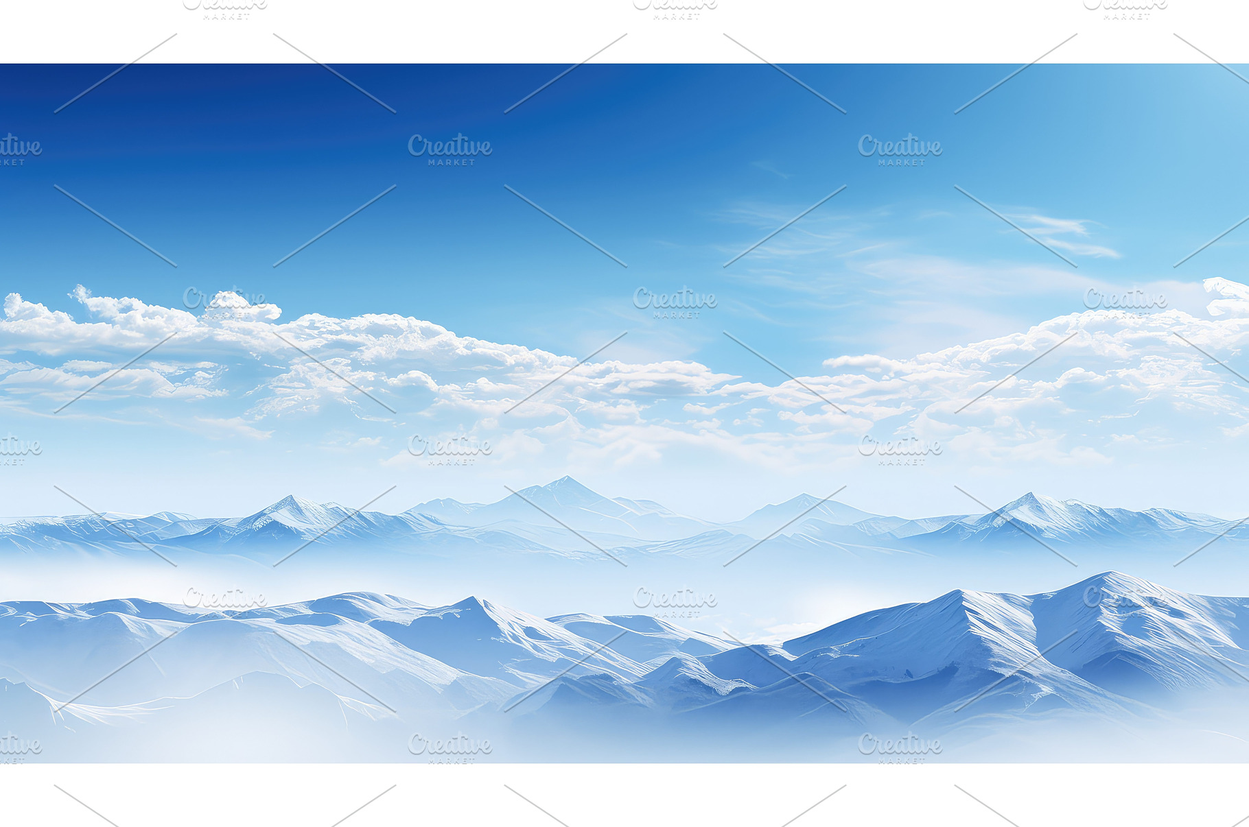 summer sunny sky background ai, a Nature Photo by pikepicture