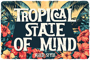Tropical Tides Vintage Label Font, a Serif Font by JumboDesign (Thumbnail 5 of 7)