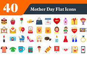 Mother’s Day Flat Icons Bundle, an Emoji Icon by EllaMaiyaali (Thumbnail 2 of 3)