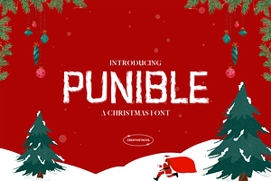 Punible Christmas Font