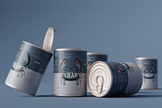 Aluminum Food Can Mockups - Large, a Cups & Container Mockup by pmvch (Thumbnail 1 of 31)