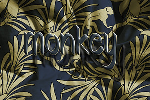Tropical Monkey jungle foliage leave, a Pattern Graphic by Nocito Design