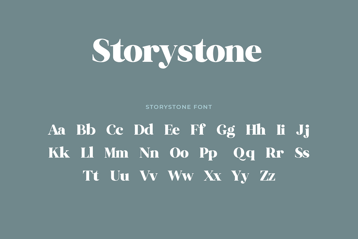 Storystone Serif Font preview 5
