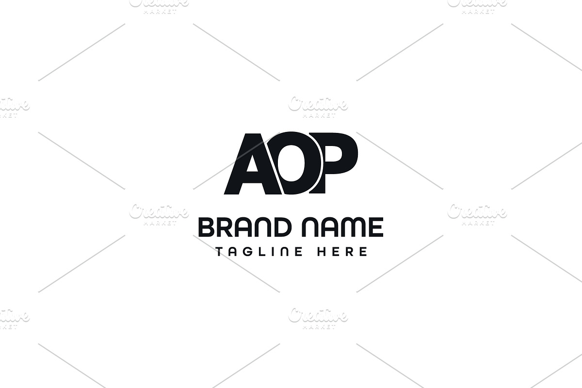 Letter AOP Logo Design Vector, a Branding & Logo Template by Abir Hossain Waffi (Photo 3 of 4)