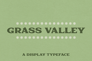 Grass Valley | Display Serif Font
