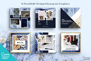 INDIGO Instagram Template Set, a Social Media Template by Vintage To Vectors (Thumbnail 4 of 5)