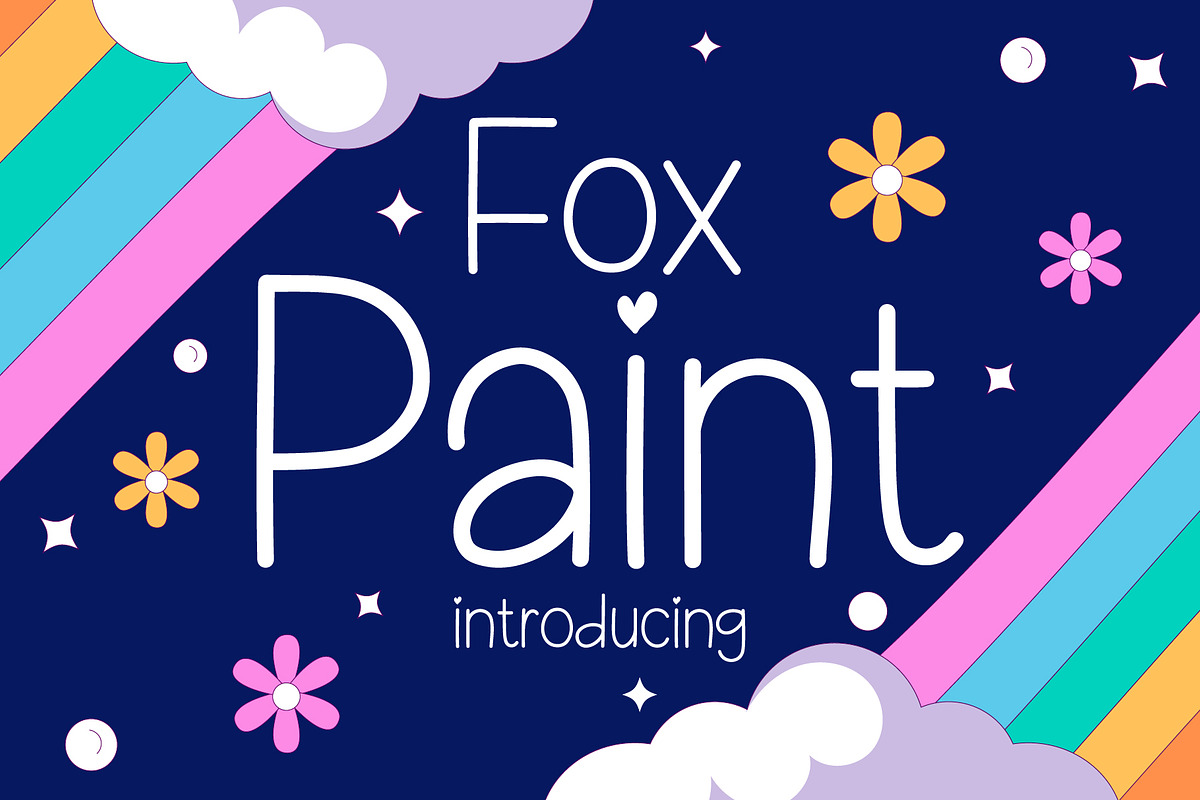 Fox Paint Font, a Slab Serif Font by Fox7 By Rattana (Photo 1 of 8)