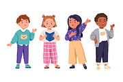 Cute children singing song set, a Person Illustration by Good Studio (Thumbnail 2 of 3)