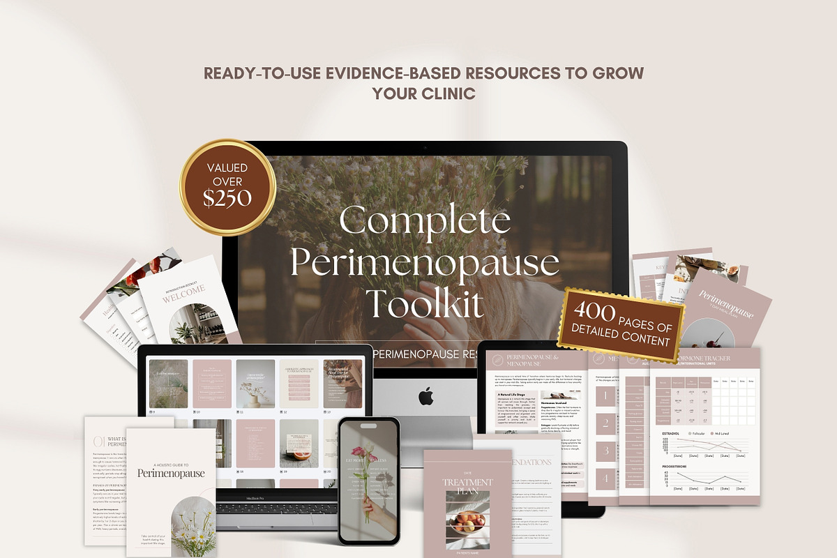 Menopause Canva Template Bundle, a Social Media Template by Naturopath Hub (Photo 1 of 10)