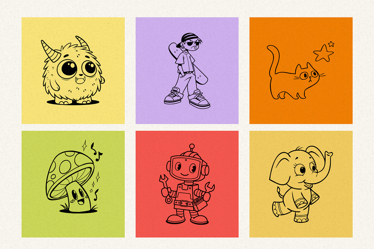 Modern Hand-Drawn Doodles, a Graphic by Helospace (Photo 2 of 10)