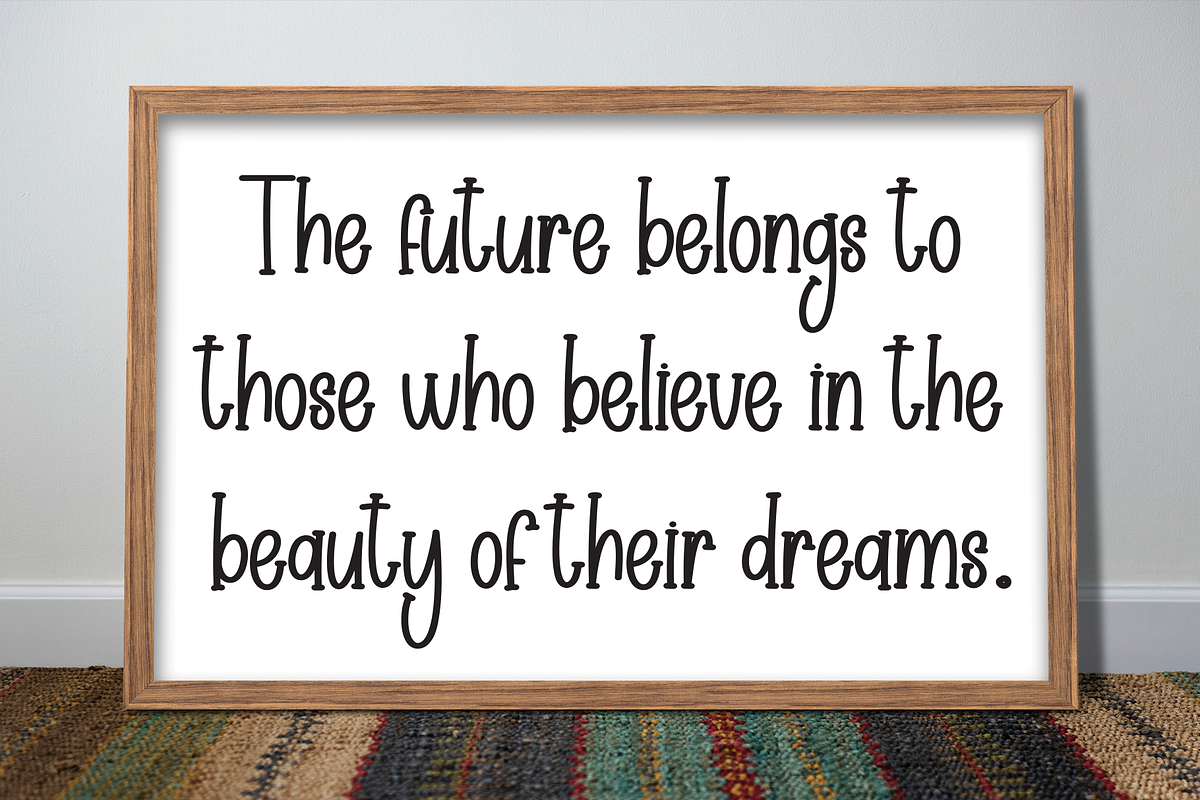 Baby School | Script Font, a Script Font by Scratchones (Photo 3 of 8)