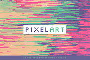 Pixel Art Colorful Backgrounds V02, a Graphic by dvtchk
