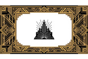 Art Deco Frame SVG Bundle, an Illustration by Gaye Art (Thumbnail 20 of 31)