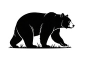 Nature Wildlife Bear Silhouette Bund, an Illustration by Designs_River (Thumbnail 14 of 51)