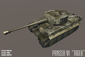 Panzer VI Tiger German Tank