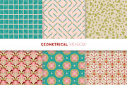 GEOMETRICAL MEADOW Seamless Patterns, a Pattern Graphic by Agnes Somogyi PATTERNS (Thumbnail 5 of 7)