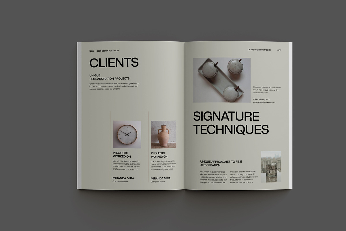 Elegant Art Portfolio, a Brochure Template by Neermana (Photo 8 of 10)