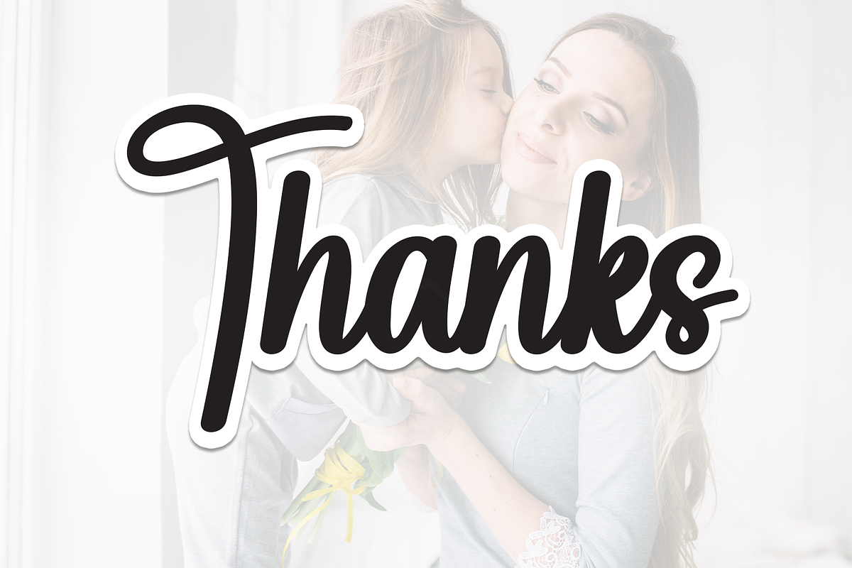 Motherday | Script Font, a Handwritten Font by Scratchones (Photo 9 of 9)