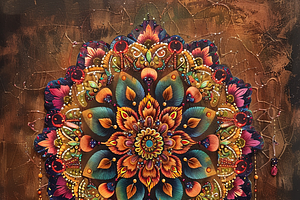 Bohemian Floral Mandalas