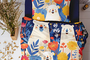 Winter Joy of Polar Bear Family, an Animal Illustration by yahu88studio (Thumbnail 2 of 6)