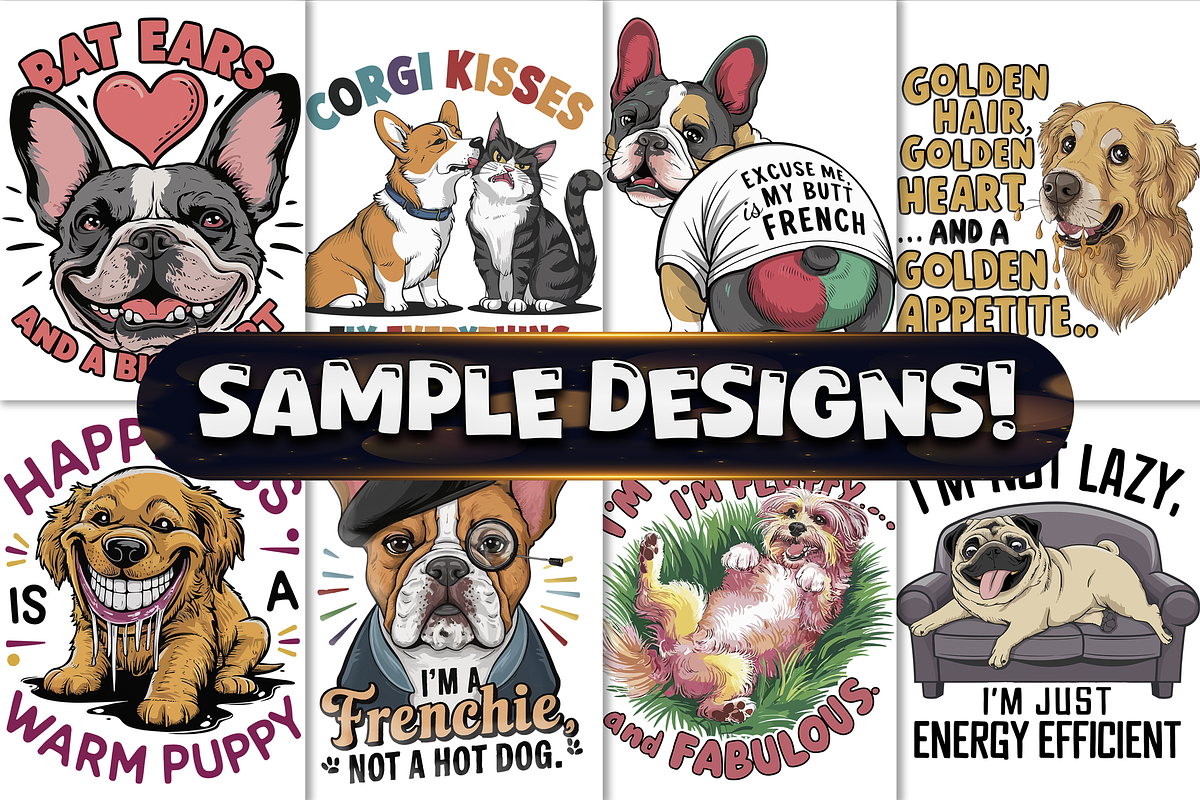 Funny Dogs Sarcastic Quote, a Poster Template by Craftsbeefy (Photo 3 of 4)