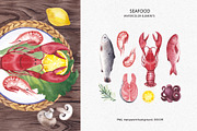 HEALTHY FOOD, a Decorative Illustration by Elena_Sedova (Thumbnail 4 of 13)