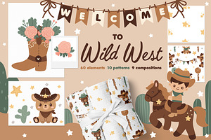 Cowboy Clipart And Patterns For Kids