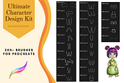 Character Design-Procreate Brushes, a Brush Add-On by MissPerfectKaos (Thumbnail 16 of 16)