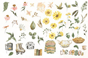 Early autumn, watercolor flowers, a Decorative Illustration by Love Watercolor Store (Thumbnail 9 of 13)