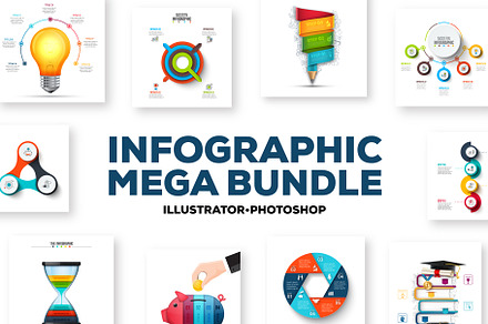 Infographic Mega Bundle, a Finance Illustration by Abert
