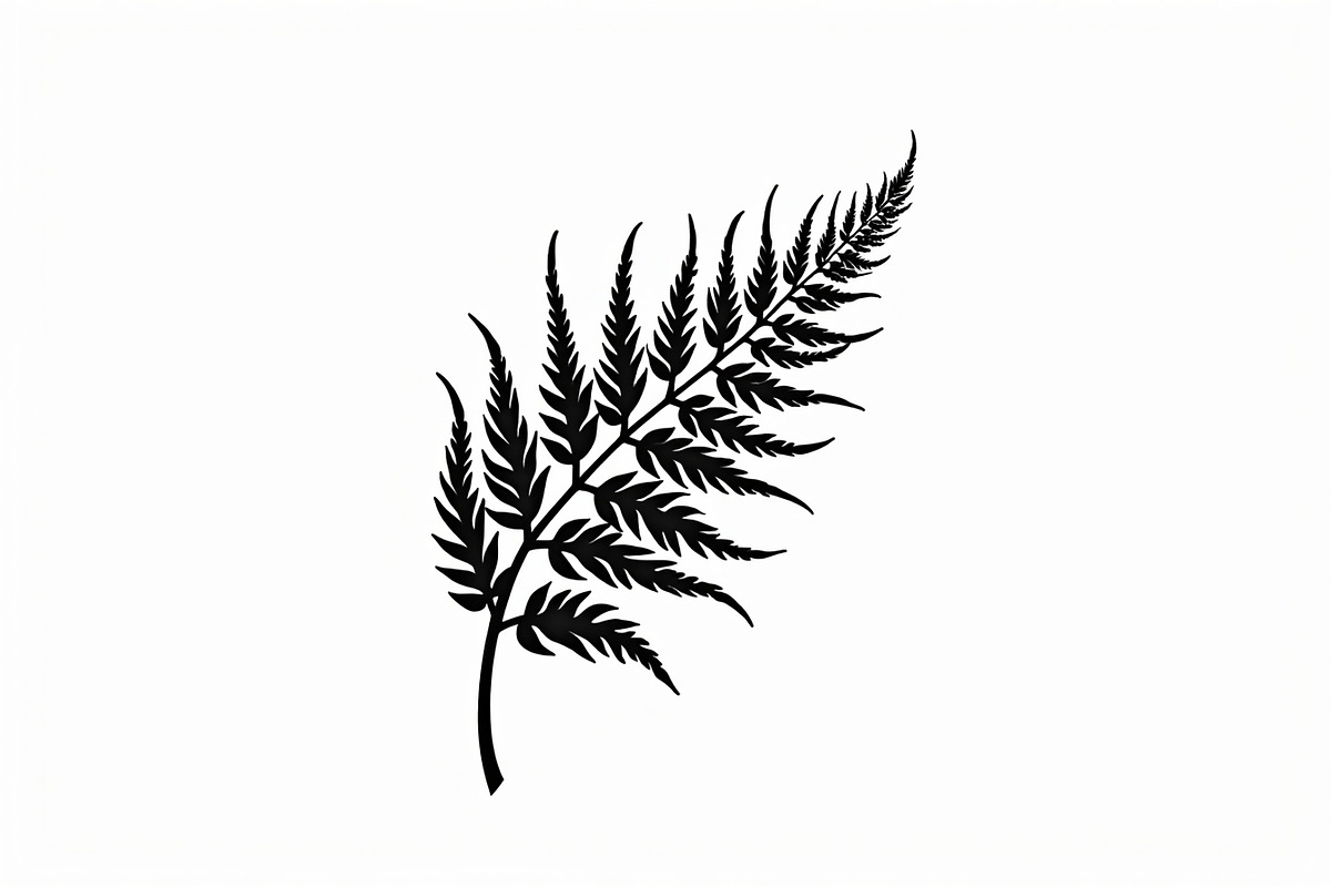 8 Fern Leaf Silhouette Bundle, an Illustration by BIPLOB EXPERT (Photo 3 of 9)