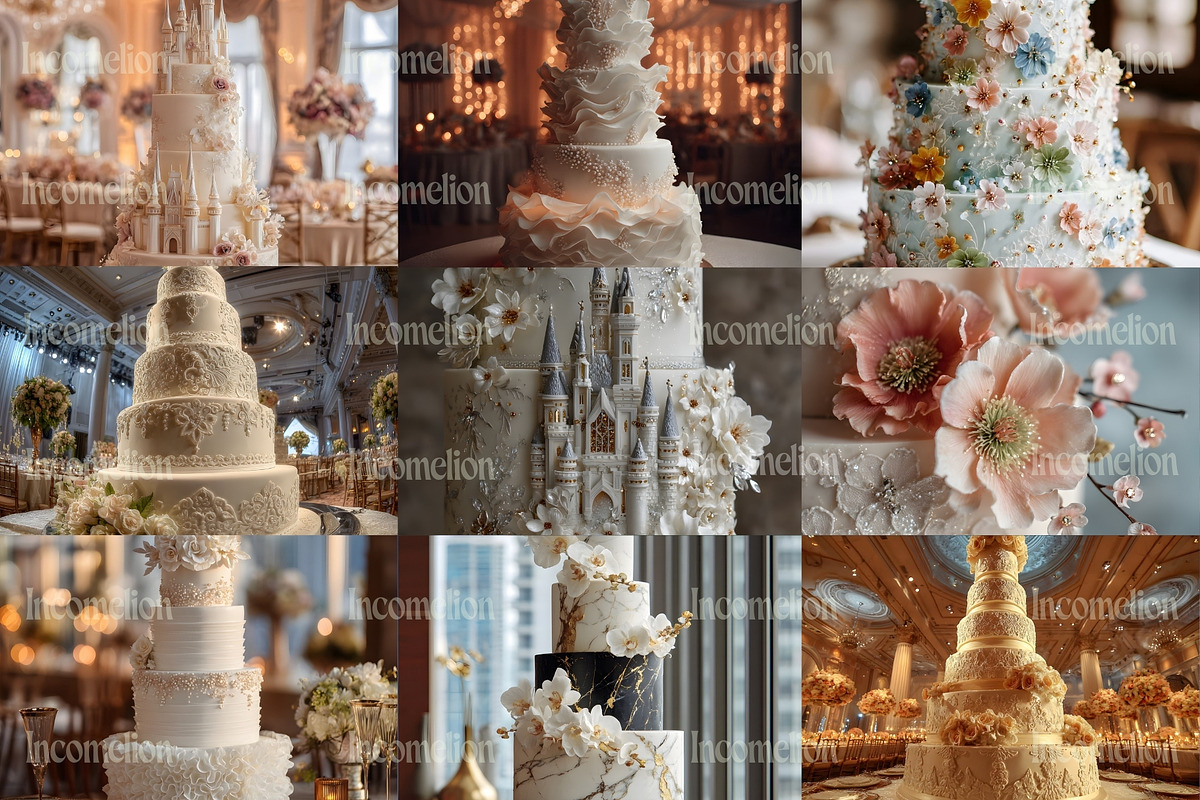 135 Wedding Cake Stock Photos, a Food & Drink Photo by Incomelion (Photo 11 of 14)