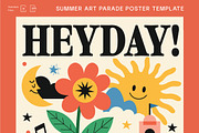 Summer Art Poster Template, a Poster Template by decographstud (Thumbnail 2 of 3)