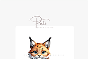 40 PNG Christmas Woodland Clipart, a Seasonal Illustration by Pati Charm Studio (Thumbnail 6 of 8)